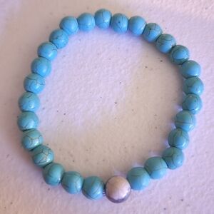 Turquoise Color Beaded Bracelet